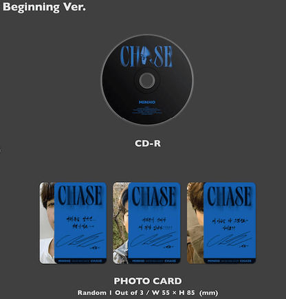 MINHO - CHASE (1ST MINI ALBUM) PHOTOBOOK VERSION - BEGINNING - J-Store Online