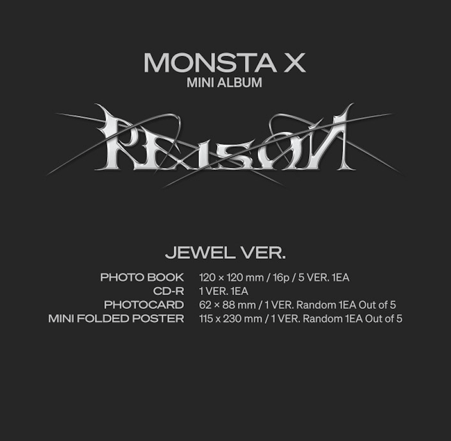 MONSTA X - REASON (12TH MINI ALBUM) JEWEL VER. - Pre-Order - J-Store Online
