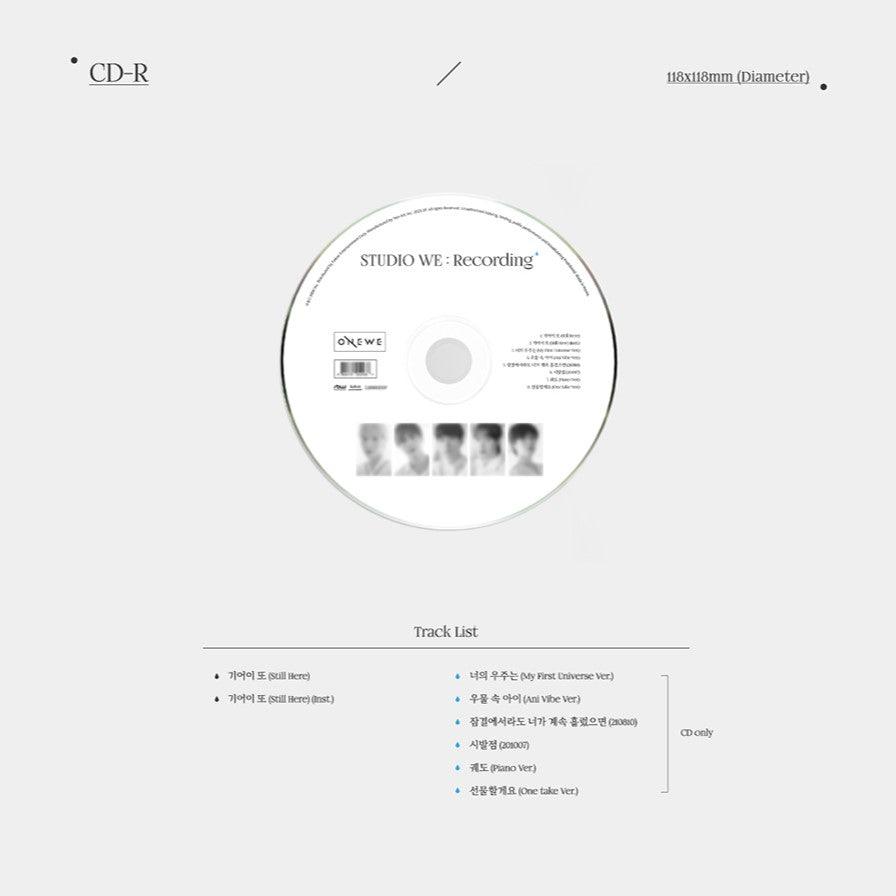 ONEWE - STUDIO WE : RECORDING #3 (3RD DEMO ALBUM) - J-Store Online