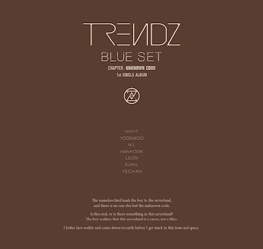 TRENDZ - BLUE SET - CHAPTER. UNKNOWN CODE (1ST SINGLE ALBUM) - J-Store Online