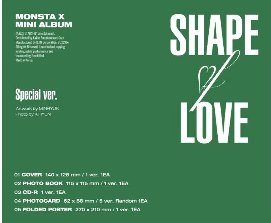 MONSTA X - SHAPE OF LOVE (11TH MINI ALBUM) - SPECIAL VER. - J-Store Online