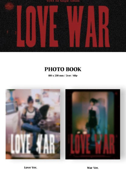 CHOI YE NA - LOVE WAR (1ST SINGLE ALBUM) - J-Store Online
