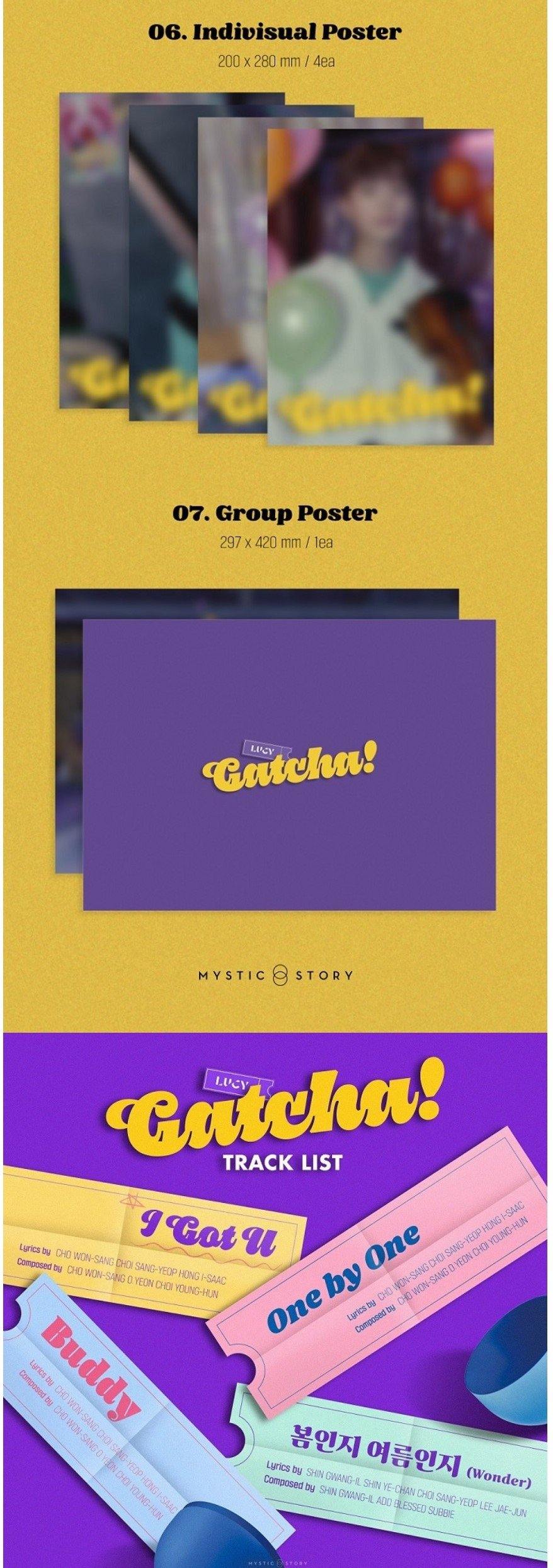 LUCY - GATCHA! (4TH SINGLE ALBUM) - J-Store Online