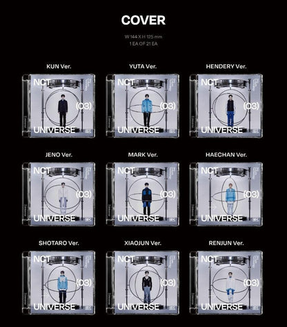 NCT - 3rd ALBUM UNIVERSE - JEWEL CASE - J-Store Online