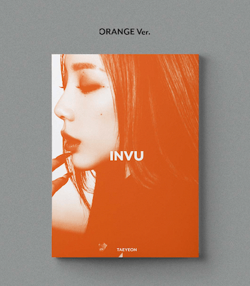 TAEYEON 3rd Album 'INVU' (BLUE / ORANGE Ver.) - J-Store Online