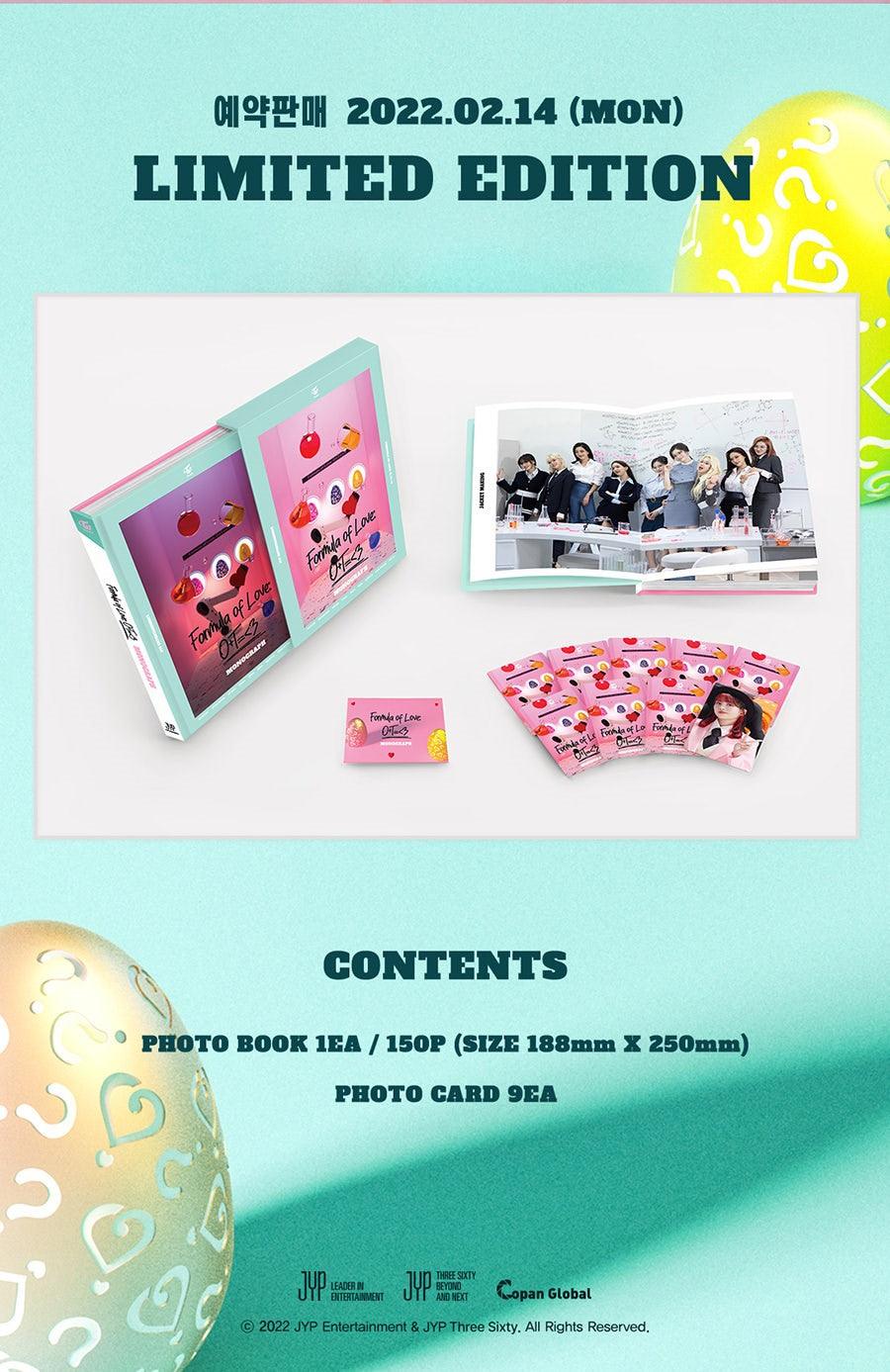 TWICE - MONOGRAPH [Formula of Love: O+T=<3] (Limited Edition) - J-Store Online