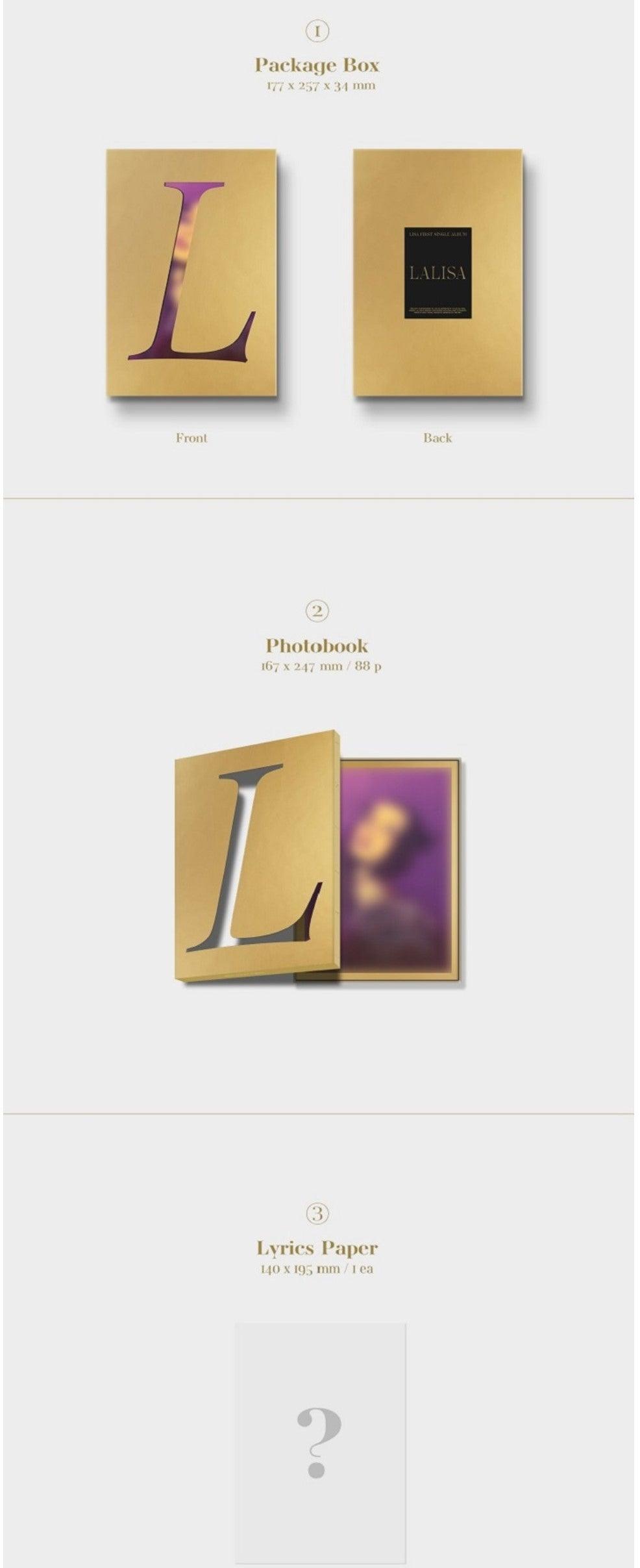 LISA - LISA FIRST SINGLE ALBUM LALISA - J-Store Online