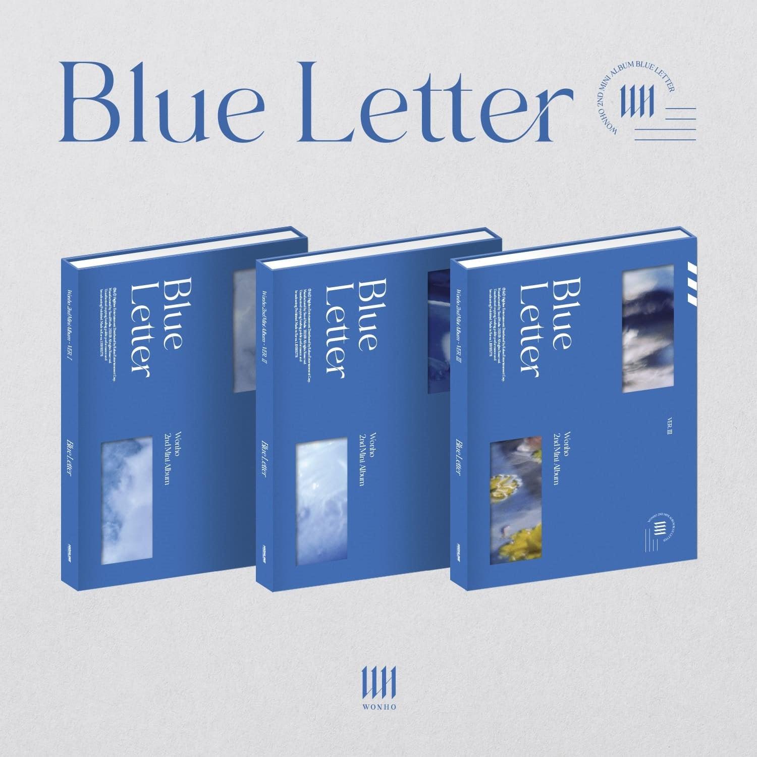 WONHO - BLUE LETTER - 2ND MINI ALBUM - J-Store Online